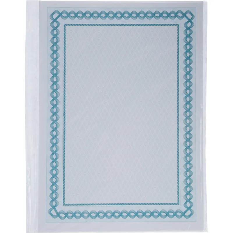 Сертификат-бумага А4 Attache синяя рамка ID4, 25 шт/уп Сертификат-бумага А4 Attache синяя рамка ID4, 25 шт/уп