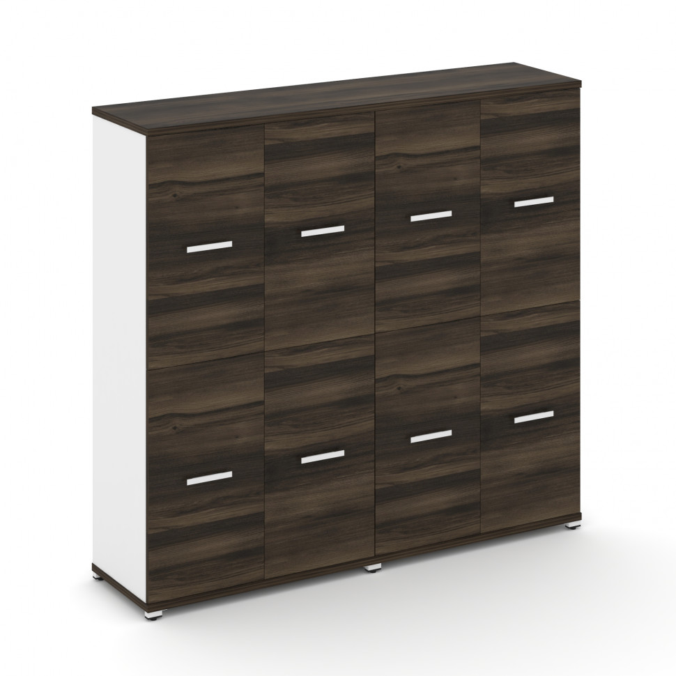 Concept Шкаф 2 широкие секции, 4 ниши CN.STS-422 W Дуб Мали/Белый Бриллиант/Металл Белый 1668*420*15 Concept Шкаф 2 широкие секции, 4 ниши CN.STS-422 W Дуб Мали/Белый Бриллиант/Металл Белый 1668*420*15