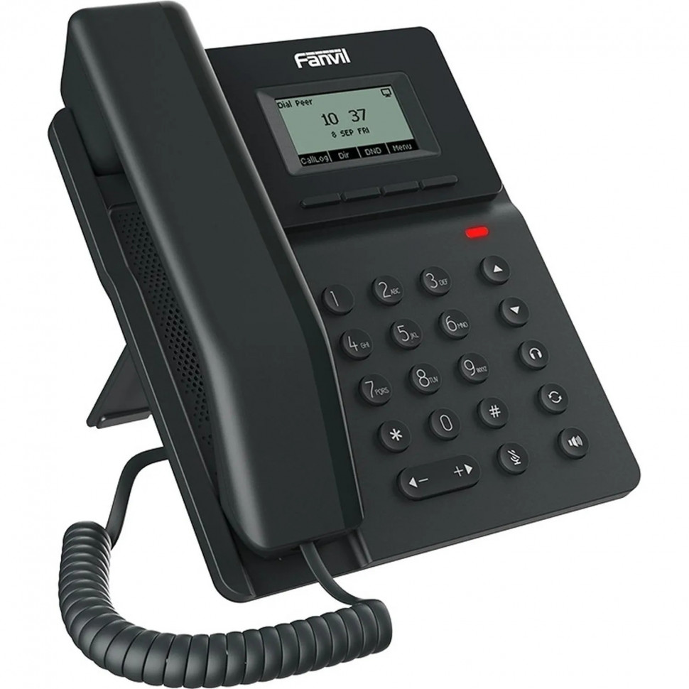 IP-телефон Fanvil V50P,132x64, 2.3-inch,HD voice,2 SIP,4 Line,Opus+IPV6,PSU