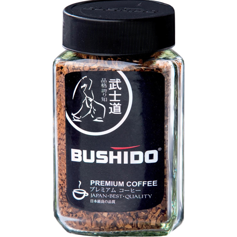 Кофе Bushido Black Katana растворимый, сублим., 100г
