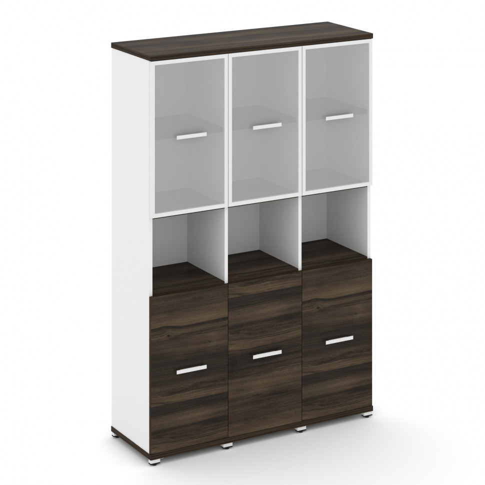 Concept Шкаф 3 узкие секции, 5 ниш CN.STU-533 RMW W Дуб Мали/Белый Бриллиант/Металл Белый/Сатин 1252 Concept Шкаф 3 узкие секции, 5 ниш CN.STU-533 RMW W Дуб Мали/Белый Бриллиант/Металл Белый/Сатин 1252