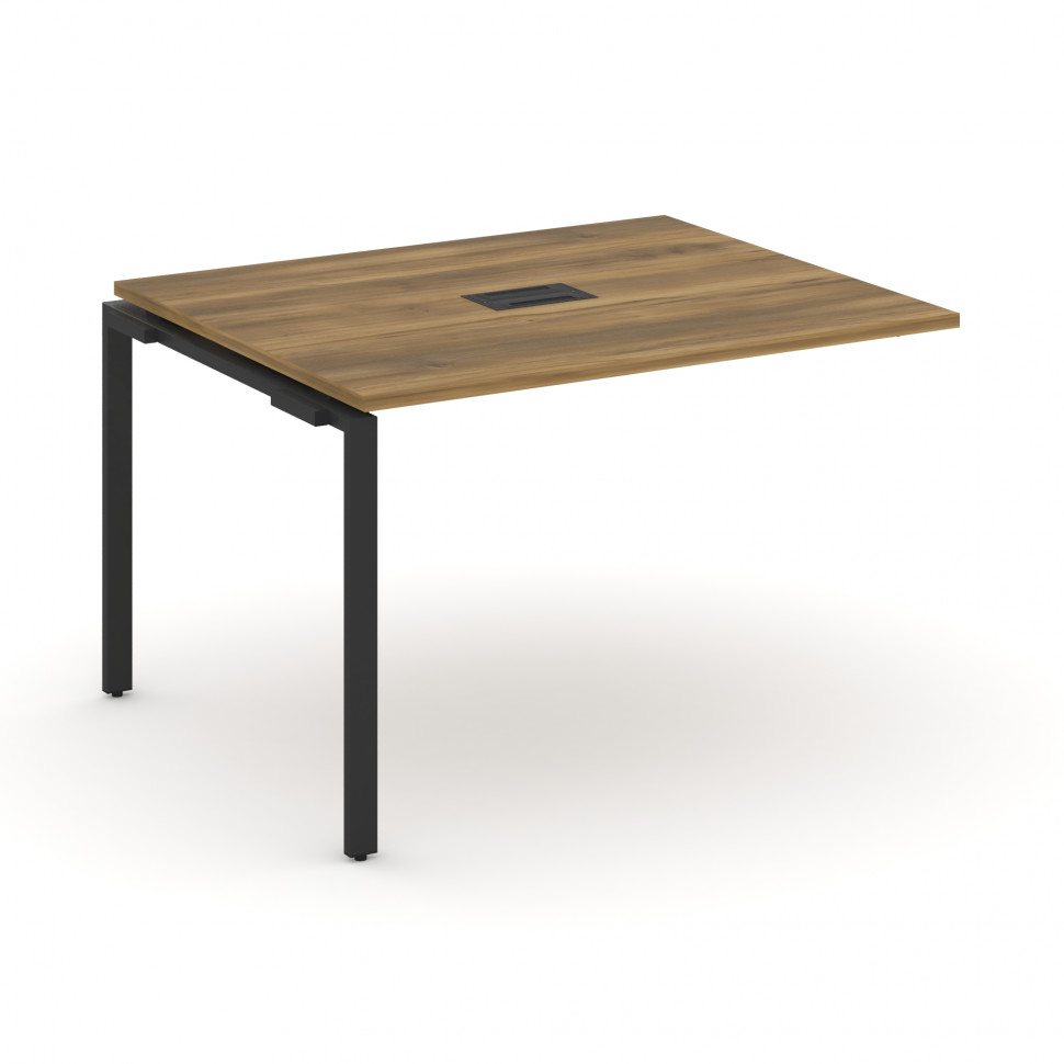 Concept Проходной наборный элемент переговорного стола CN.NPRG-012 Сандал Янтарный/Металл Черный 118