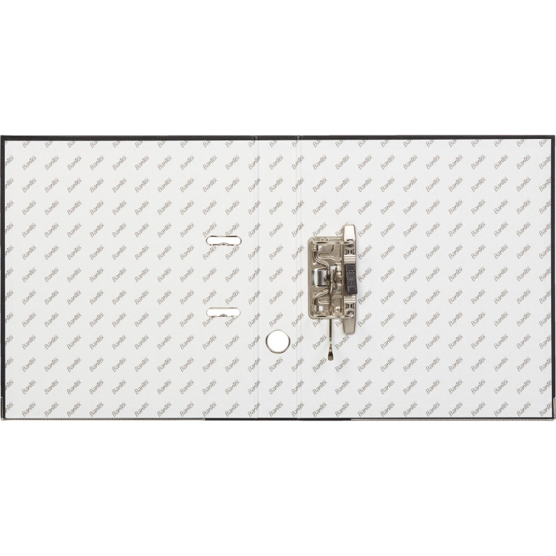 Папка-регистратор ECONOMY PLUS 50мм,чер,ПБП1,карм.кор,мет.уг