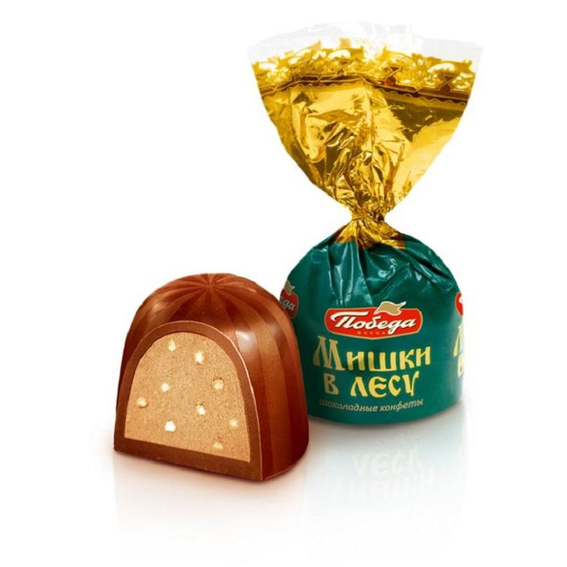 Конфеты шоколадные Мишки в лесу, 200г