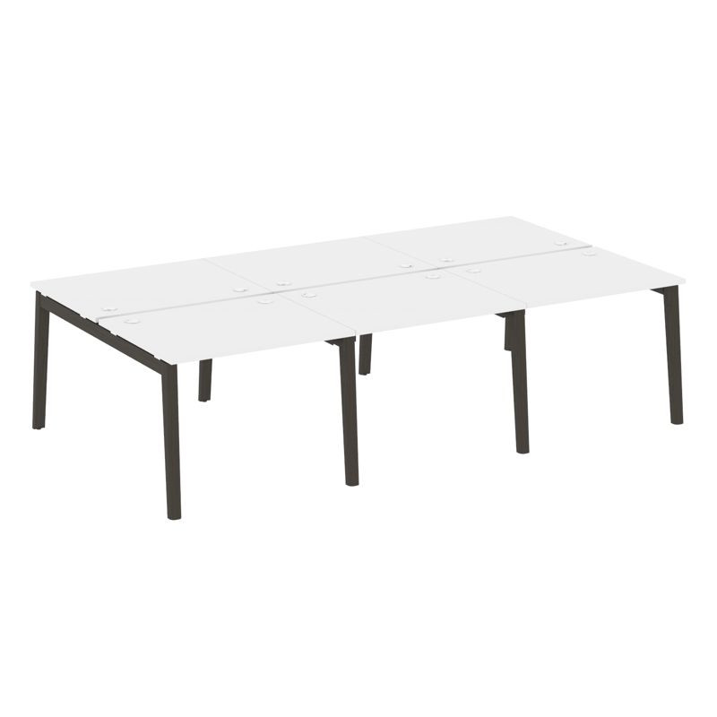 Onix Wood Рабочая станция OW.D.RS-6.1.8 Белый Бриллиант/Дуб Темный/Металл Антрацит 2940*1635*750 Onix Wood Рабочая станция OW.D.RS-6.1.8 Белый Бриллиант/Дуб Темный/Металл Антрацит 2940*1635*750