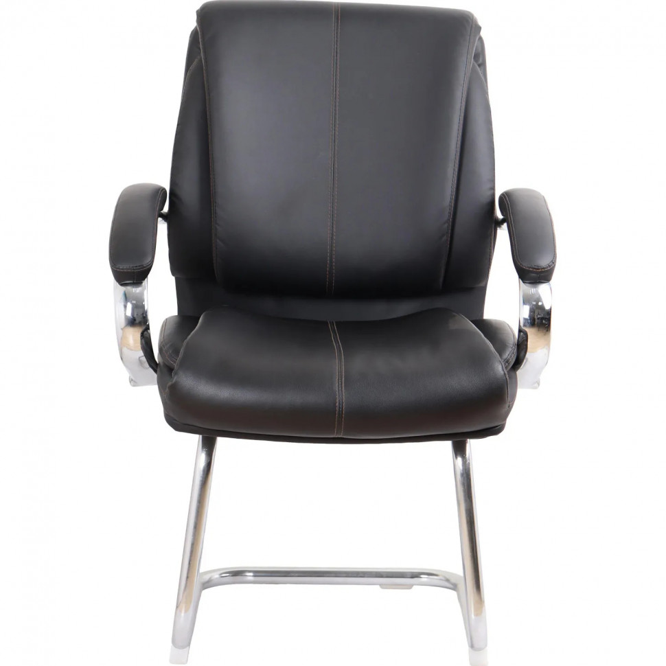 Конференц-кресло BN_SH_EChair-516V PU кожзам черный, хром