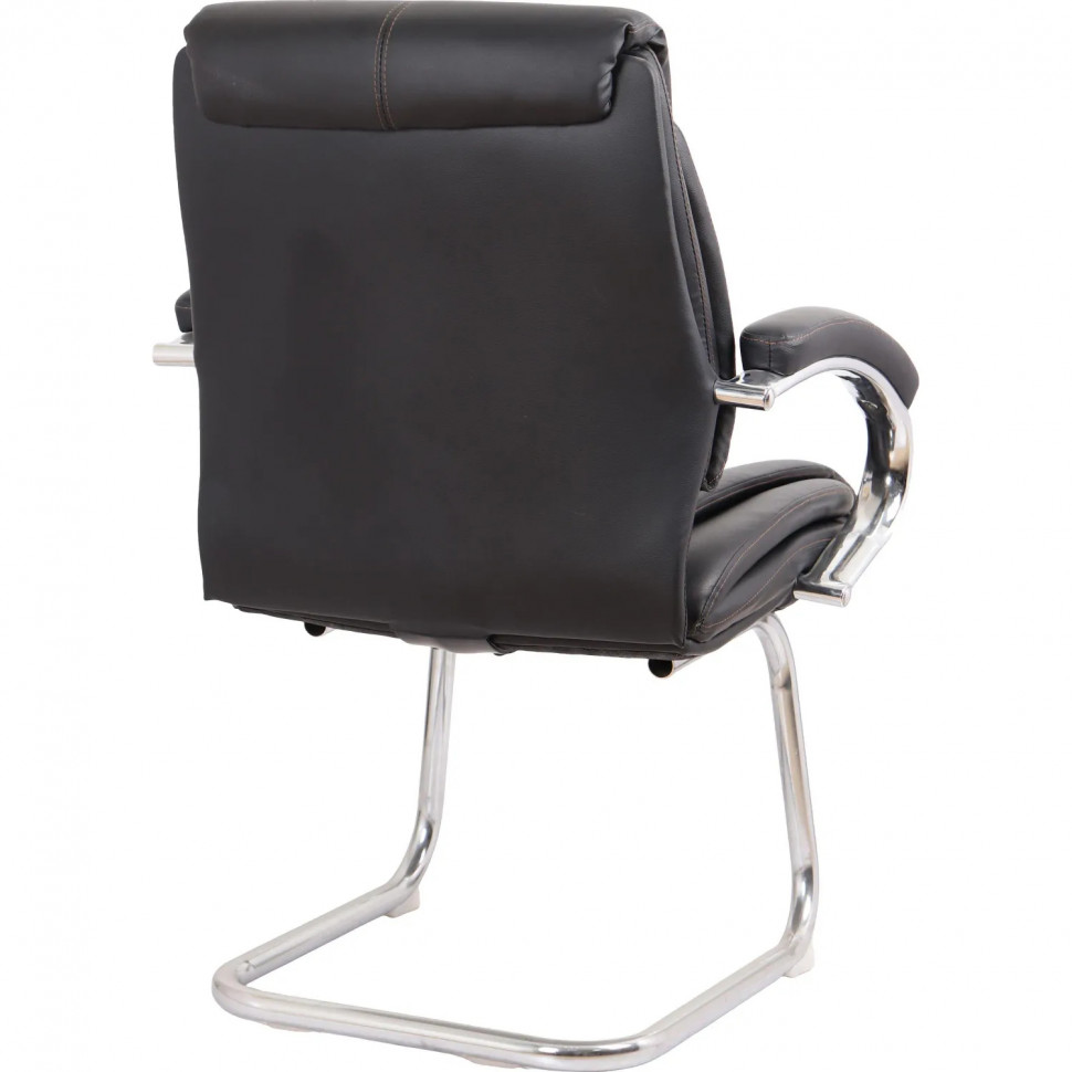 Конференц-кресло BN_SH_EChair-516V PU кожзам черный, хром