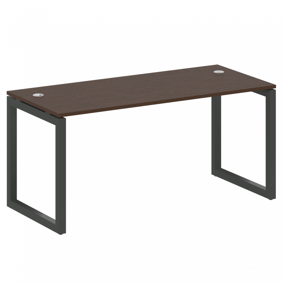 Metal System Quattro Стол письменный на О-образном м/к 50БО.СП-4 Венге Цаво/Металл Антрацит 1600*720 Metal System Quattro Стол письменный на О-образном м/к 50БО.СП-4 Венге Цаво/Металл Антрацит 1600*720