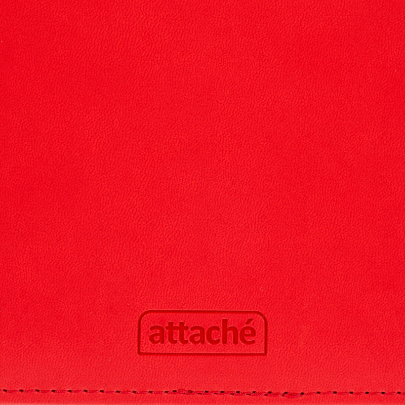 Ежедневник датированный 2026 АТТАСНЕ А4, 176л, 200х270мм, Сиам красный