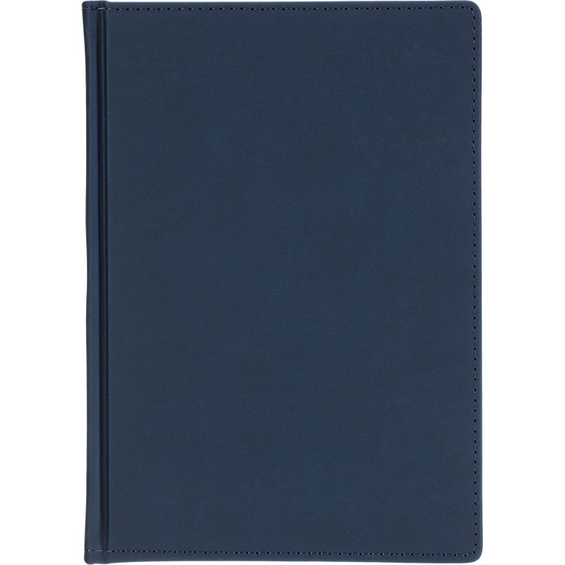 Ежедневник датированный 2026 А5+ VELVET темно-синий 3-123/18