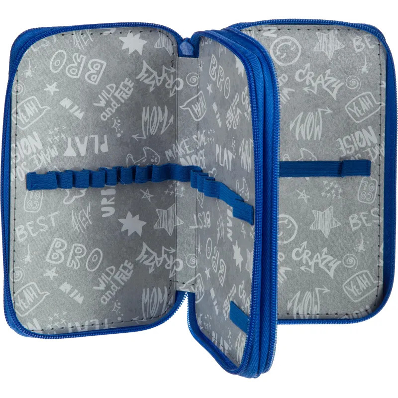 Пенал Robot Hello 2 отд., ткань, 190х110 мм, ПКТ 11-20