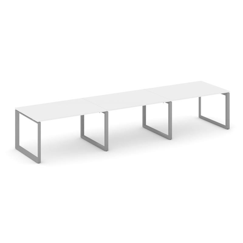 Style Project Стол переговорный SN-59O.SPRG-024.3 Белый/Металл Серый 4740*980*750