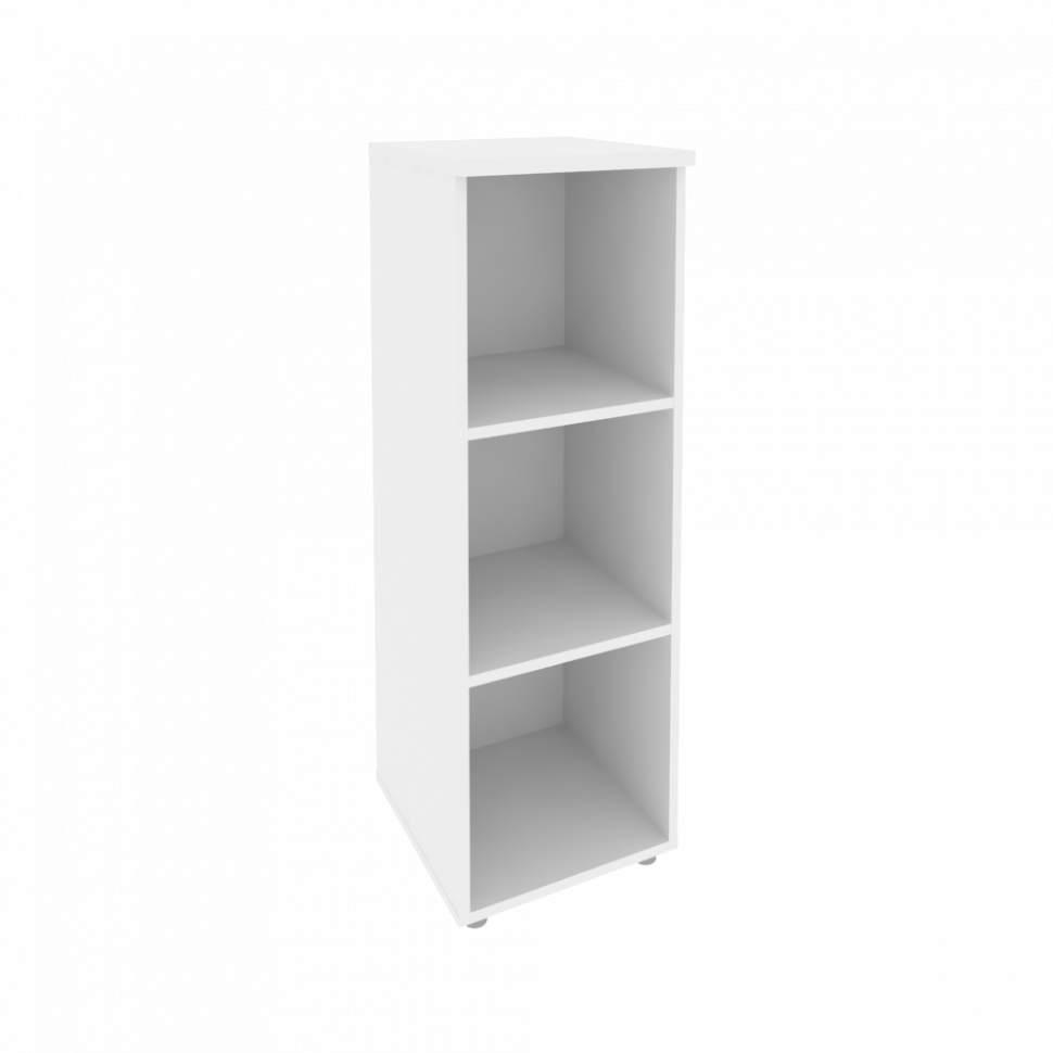 Onix Стеллаж средний узкий O.SU-2 Белый Бриллиант 400*420*1207