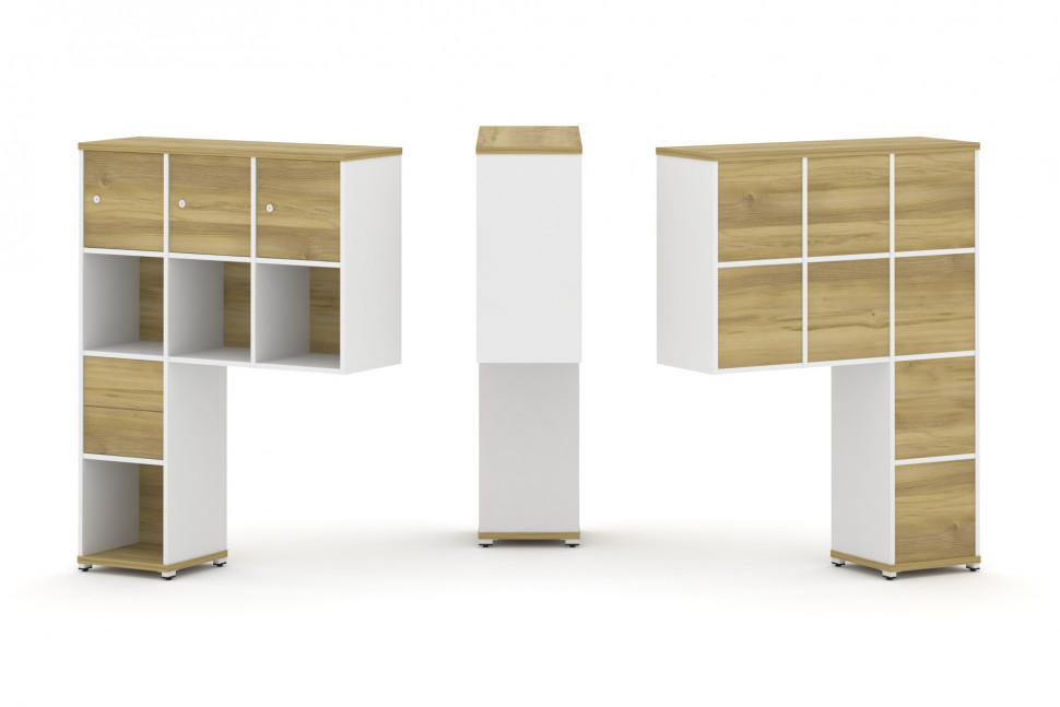 Concept Надставка высокая CN.ONV-004 Дуб Винченцо/Белый Бриллиант/Металл Белый 1099*350*1486 Concept Надставка высокая CN.ONV-004 Дуб Винченцо/Белый Бриллиант/Металл Белый 1099*350*1486