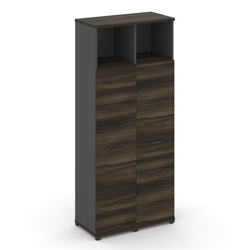 Concept Шкаф 2 узкие секции, 5 ниш CN.STU-526 A Дуб Мали/Антрацит/Металл Антрацит 836*420*1922 Concept Шкаф 2 узкие секции, 5 ниш CN.STU-526 A Дуб Мали/Антрацит/Металл Антрацит 836*420*1922