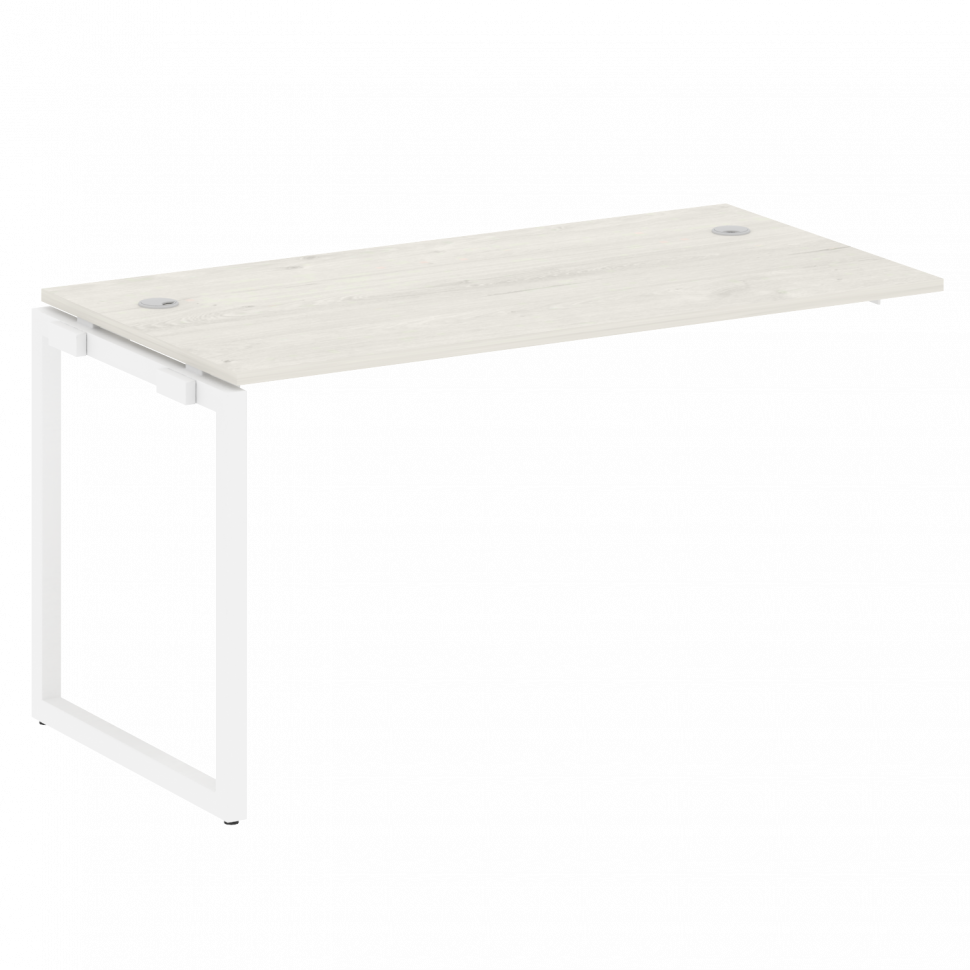 Metal System Quattro Проходной элемент рабочей станции на О-образном м/к 40БО.ПРС-СП-1.3 Дуб Наварра