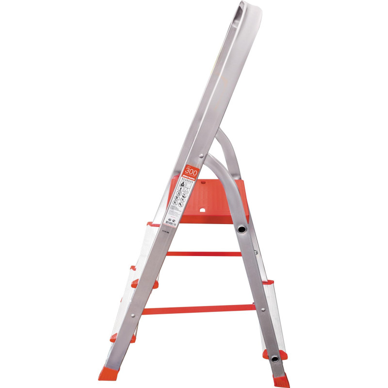 Стремянка алюминиевая усиленная 225 кг 3 ступени, Новая Высота