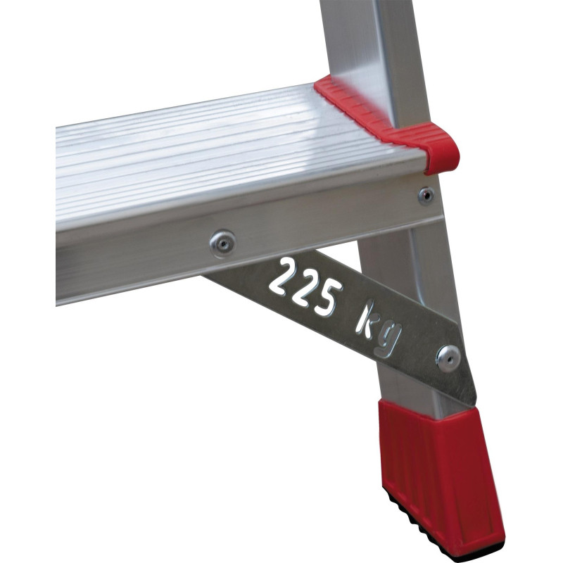 Стремянка алюминиевая усиленная 225 кг 3 ступени, Новая Высота