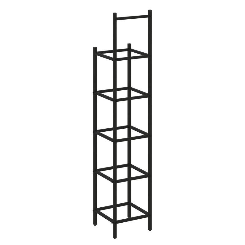 Loft Угловой проходной переходной модуль VR.L-SL.UPK-3.4.5 Металл Черный 446*446*2280