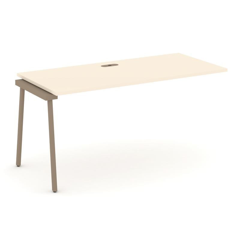 Estetica Наборный элемент рабочей станциии ES.1.NRS-4-LP Сатин/Металл Латте 1580*730*750 Estetica Наборный элемент рабочей станциии ES.1.NRS-4-LP Сатин/Металл Латте 1580*730*750