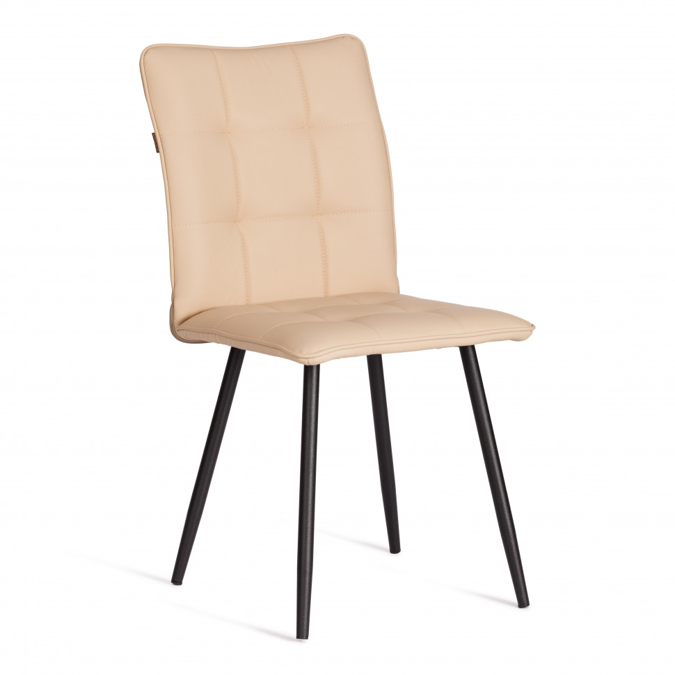 Стул обеденный Bari/Бари (2шт. в упаковке) LT, экокожа, бежевая, 41х55х89см