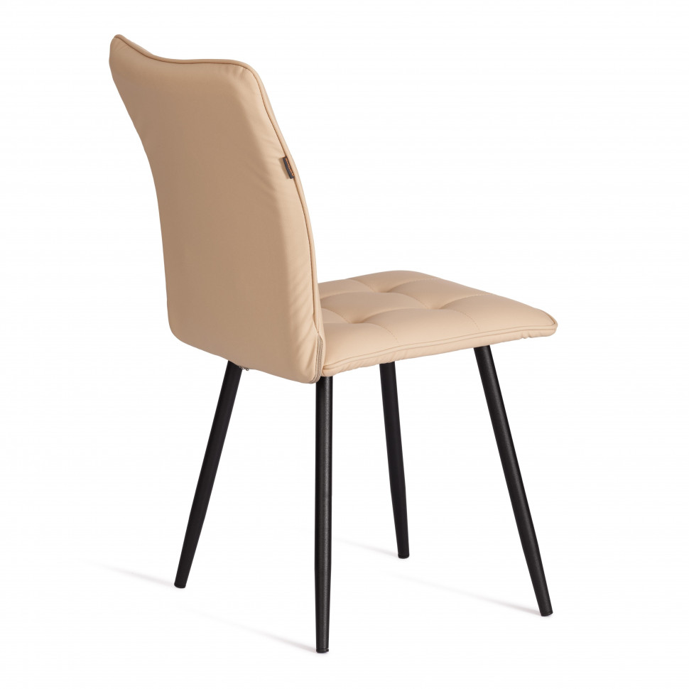 Стул обеденный Bari/Бари (2шт. в упаковке) LT, экокожа, бежевая, 41х55х89см