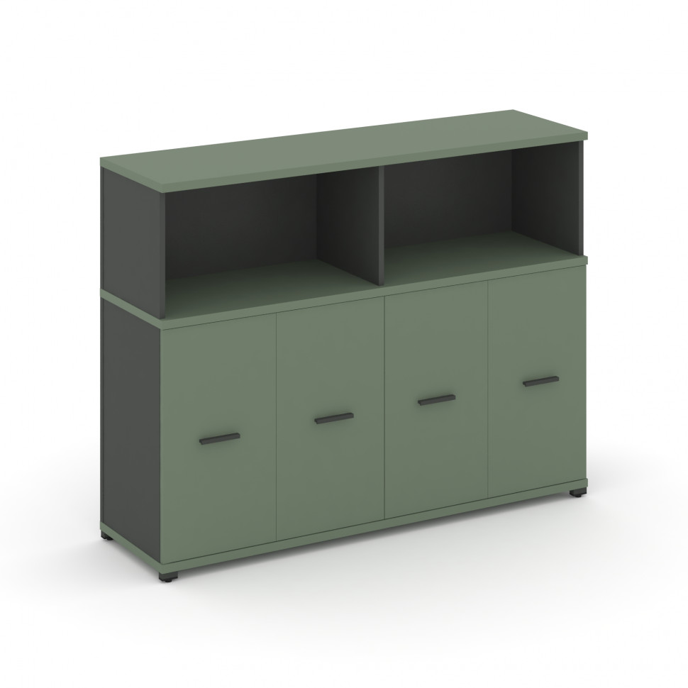 Concept Распаш. шкаф опорный/приставной с надставкой низ. CN.SOPR-007 A Кобо/Антрацит/Металл Антраци Concept Распаш. шкаф опорный/приставной с надставкой низ. CN.SOPR-007 A Кобо/Антрацит/Металл Антраци