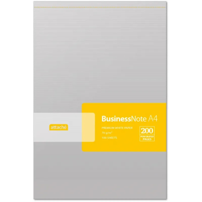 Блокнот МИКРОПЕРФОРАЦИЯ А4 100л. склейка ATTACHE чистый лист