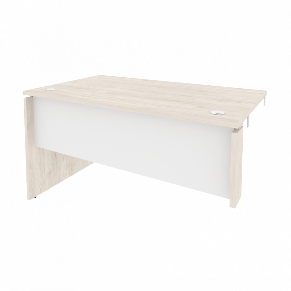 Onix Стол-приставка левый к опорным элементам O.SPR-3.8 (L) Денвер Светлый/Белый Бриллиант 1380*800* Onix Стол-приставка левый к опорным элементам O.SPR-3.8 (L) Денвер Светлый/Белый Бриллиант 1380*800*