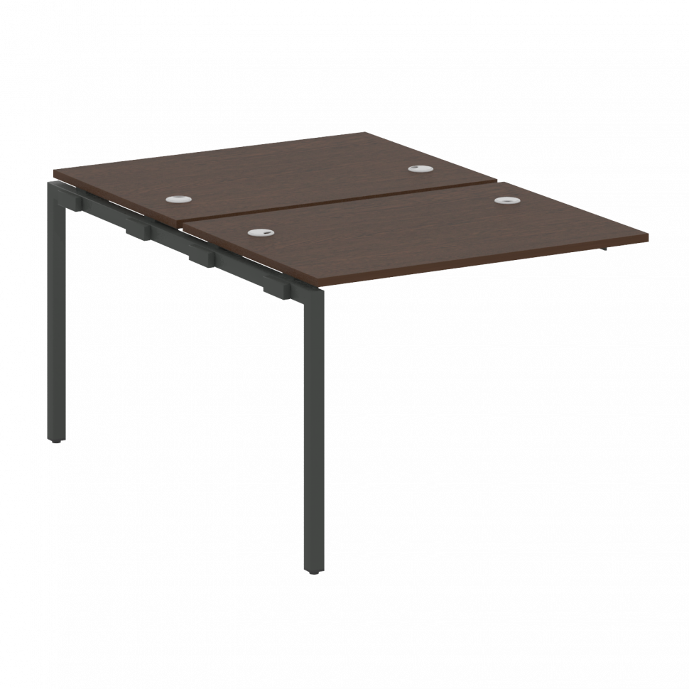 Metal System Quattro Проходной элемент рабочей станции на П-образном м/к 40БП.ПРС-СП-2.1 Венге Цаво/ Metal System Quattro Проходной элемент рабочей станции на П-образном м/к 40БП.ПРС-СП-2.1 Венге Цаво/