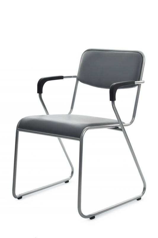 Кресло Никс Плюс RCH OMKL-03 Серый/Металл окрашенный Хром