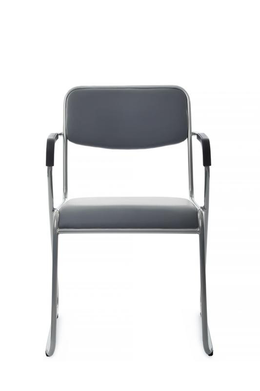 Кресло Никс Плюс RCH OMKL-03 Серый/Металл окрашенный Хром