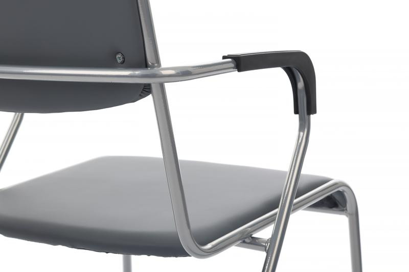 Кресло Никс Плюс RCH OMKL-03 Серый/Металл окрашенный Хром