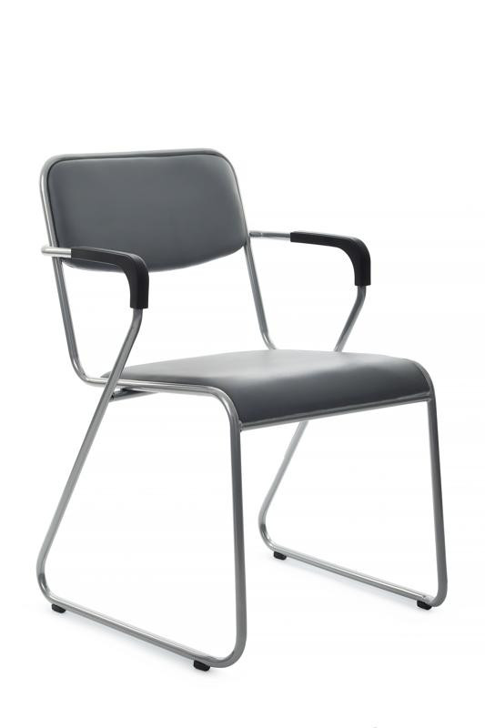 Кресло Никс Плюс RCH OMKL-03 Серый/Металл окрашенный Хром