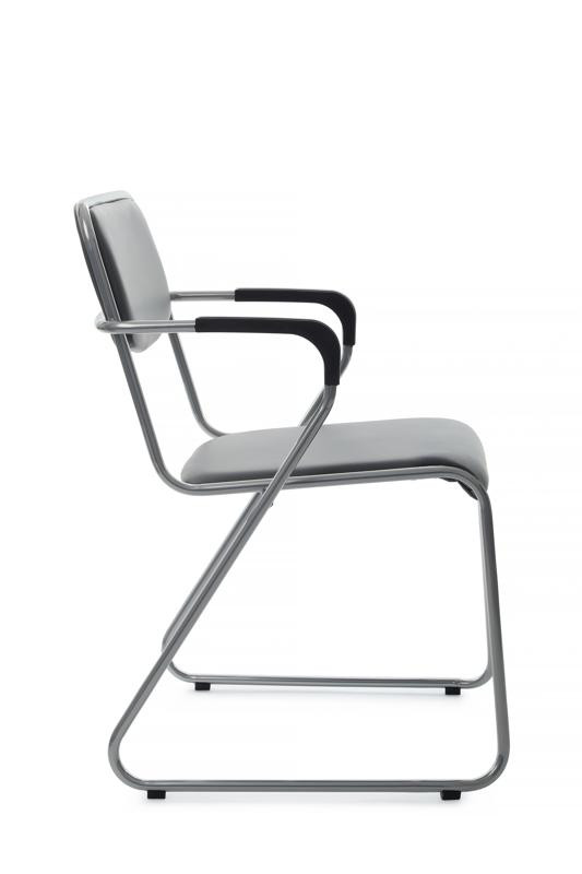 Кресло Никс Плюс RCH OMKL-03 Серый/Металл окрашенный Хром