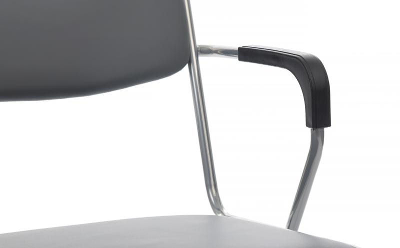 Кресло Никс Плюс RCH OMKL-03 Серый/Металл окрашенный Хром