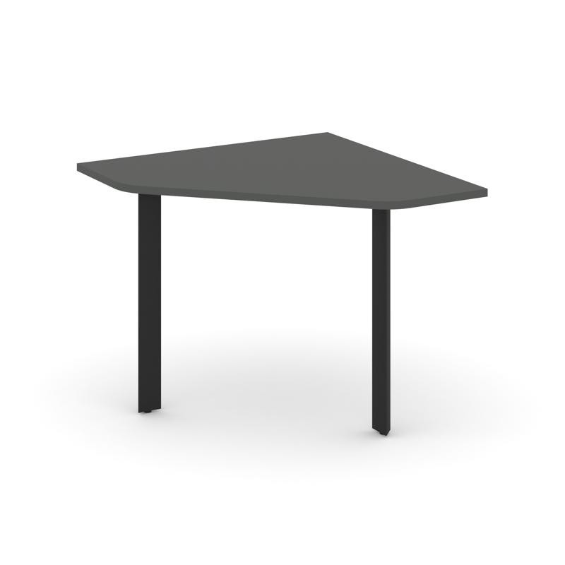 Style Project Угловой элемент переговорного стола SN-59.UPRG-001 Антрацит/Металл Черный 980*980*750