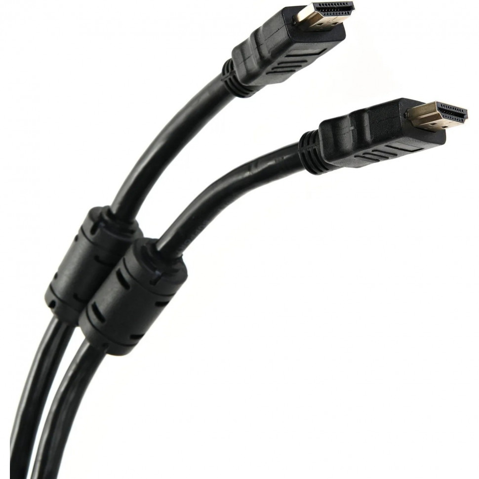 Кабель HDMI-19M-HDMI-19M ver 2.0+3D/Ethern,2 ф-ра 10m Telecom (TCG200F-10M)