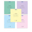 Тетради 12 л. КОМПЛЕКТ 20 шт. BRAUBERG "КЛАССИКА NEW", линия, обложка картон, АССОРТИ (5 видов), 880052