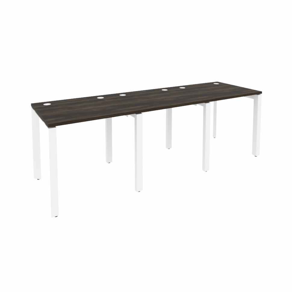 Onix Рабочая станция на П-образном м/к O.MP-RS-3.0.7 Дуб Мали/Металл Белый 2340*720*750