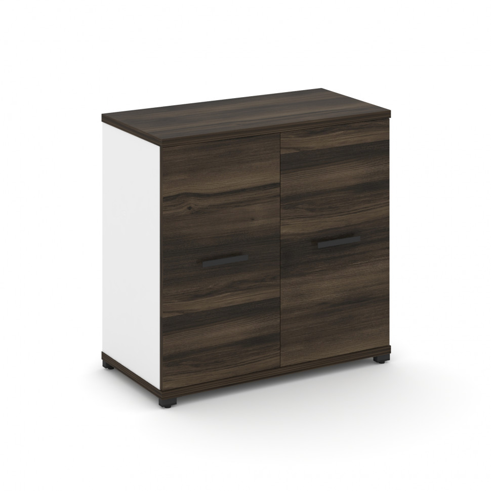 Concept Шкаф 1 широкая секция, 2 ниши CN.STS-213 B  Дуб Мали/Белый Бриллиант/Металл Черный 836*420*8