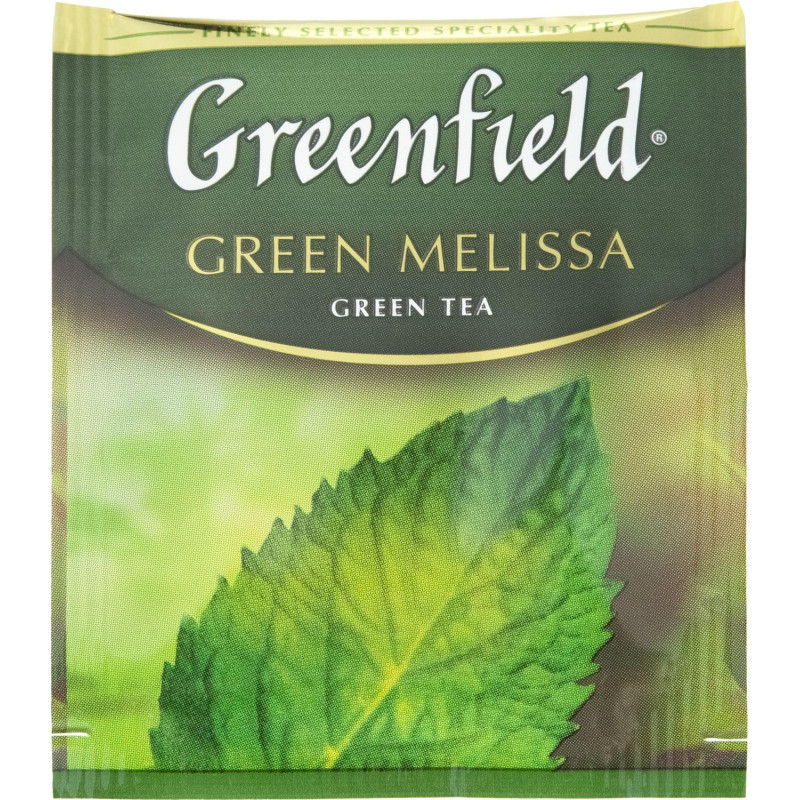 Чай Greenfield Green Melissa зеленый фольгир.25пак/уп 0435-10