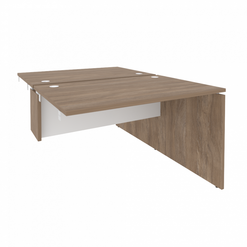 Onix Стол-приставка двойной к опорным элементам O.D.SPR-2.8 Дуб Аризона/Белый Бриллиант 1180*1635*75