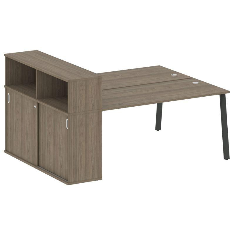 Metal System Рабочая станция с шкафом-купе на А-образном м/к БА.РС-СШК-2.4 Т Вяз Благородный/Металл Metal System Рабочая станция с шкафом-купе на А-образном м/к БА.РС-СШК-2.4 Т Вяз Благородный/Металл