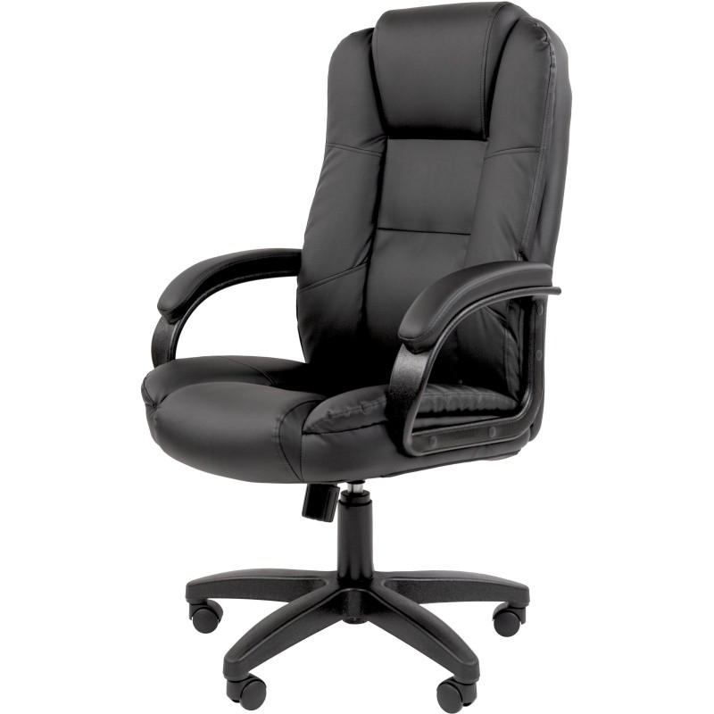 Кресло VT_Chairman 600LT чер.пласт экопремиум черный