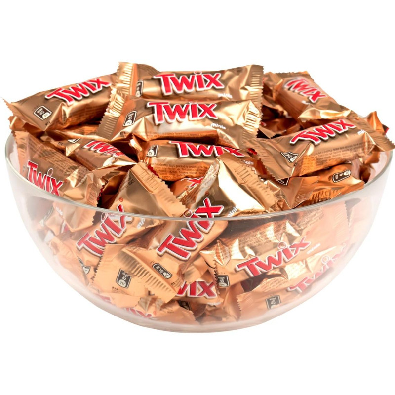 Шоколадный батончик Twix миниc, 1кг