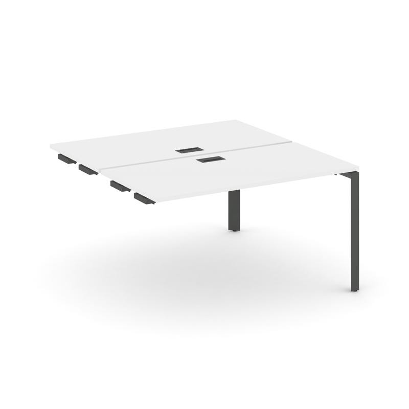 Style Project Стол-приставка к опор. элем. SN-59P.DPRS-004 Белый/Металл Антрацит/Черный Заглушка 158