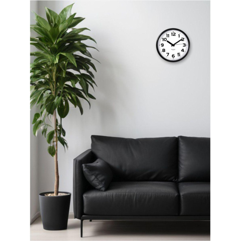 Часы настенные Troyka модель09, диаметр 225мм,  пластик 91900945