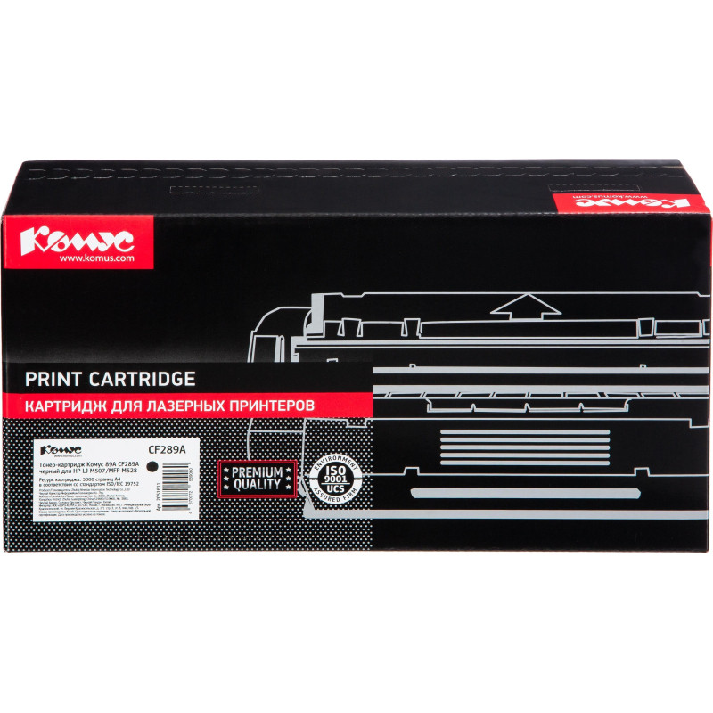 Картридж лазерный Комус 89A CF289A чер. для HP LJ M507/M528
