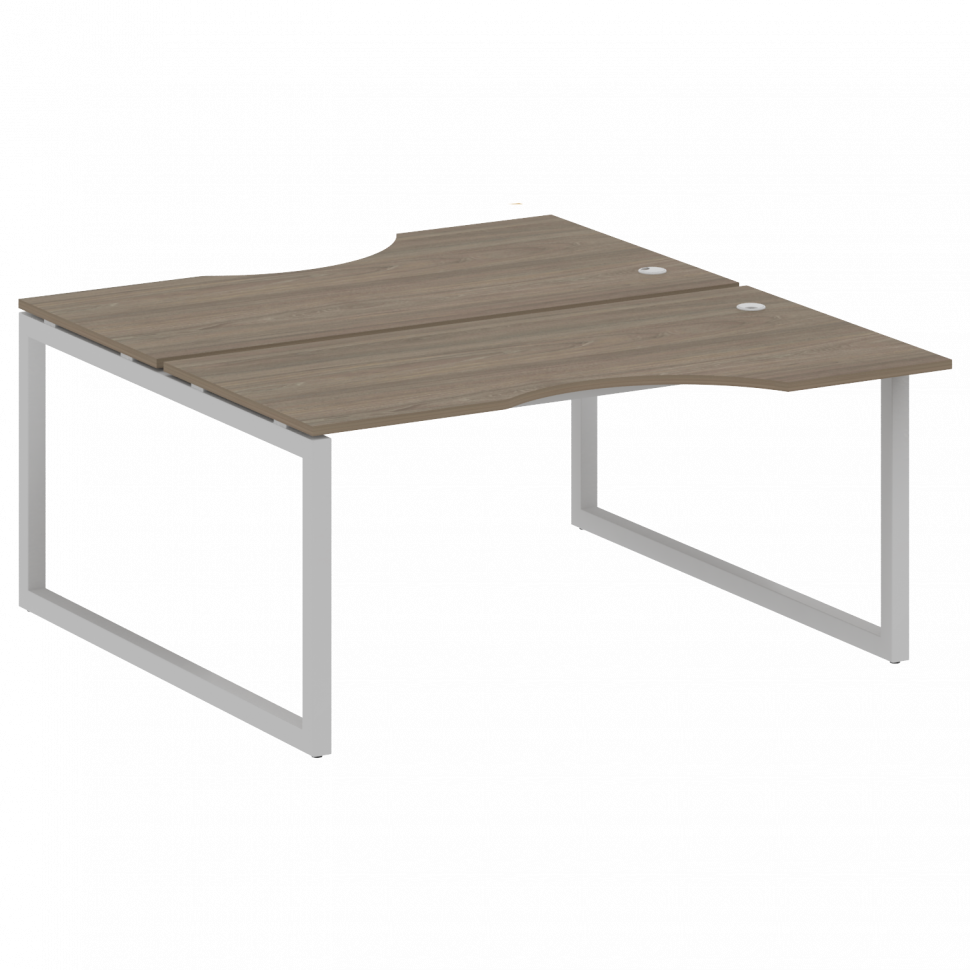 Metal System Quattro Рабочая станция криволинейная на О-образном м/к 50БО.РАС-СА-2.1 Вяз Благородный Metal System Quattro Рабочая станция криволинейная на О-образном м/к 50БО.РАС-СА-2.1 Вяз Благородный